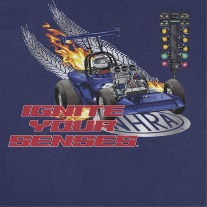 NHRA Ignite Your Senses Mens T Shirt Navy