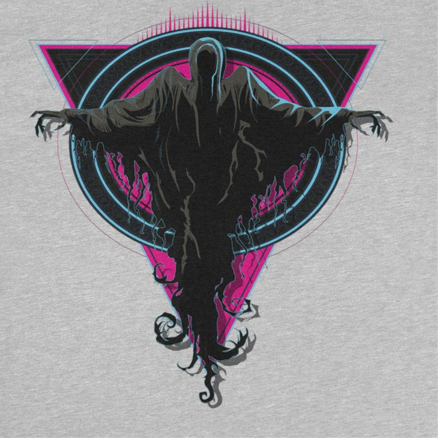 Harry Potter Dementor Modern Shape Mens T Shirt Sport Grey