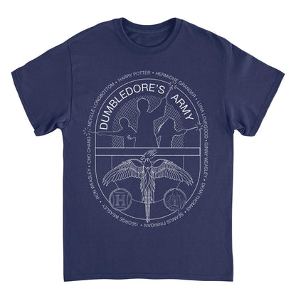 Harry Potter Dumbledores Army Emblem Navy Mens T Shirt