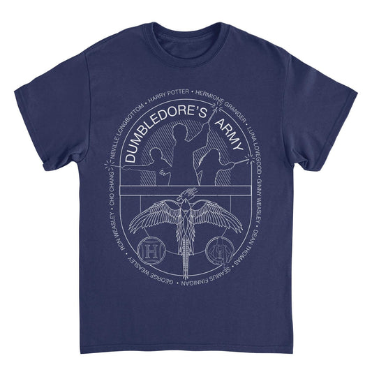 Harry Potter Dumbledores Army Emblem Navy Mens T Shirt