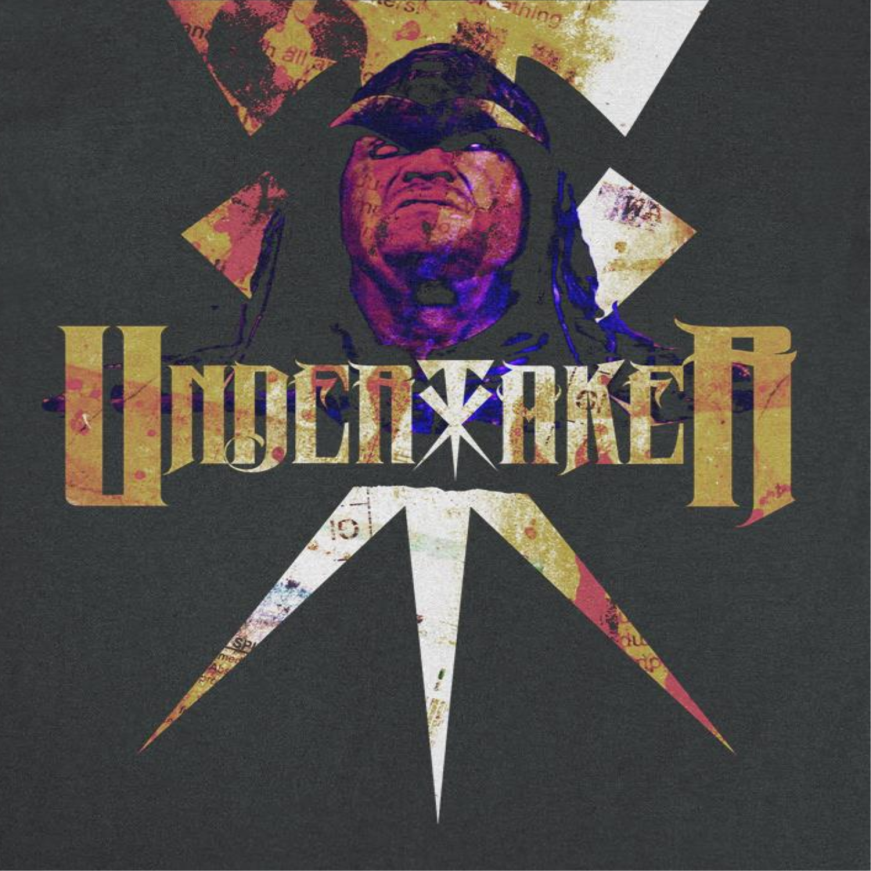 WWE The Undertaker Mens T Shirt Black