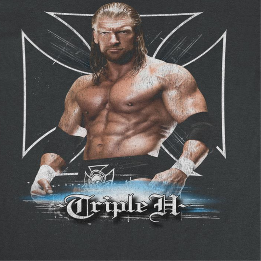 WWE HHH Triple H Mens T Shirt Black