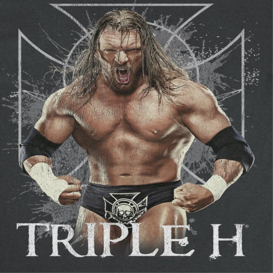 WWE Triple H Mens T Shirt Black