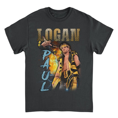 WWE Logan Black Mens T Shirt