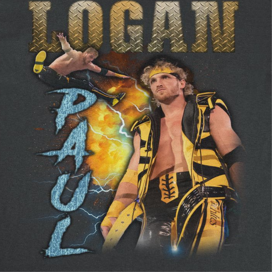 WWE Logan Mens T Shirt Black