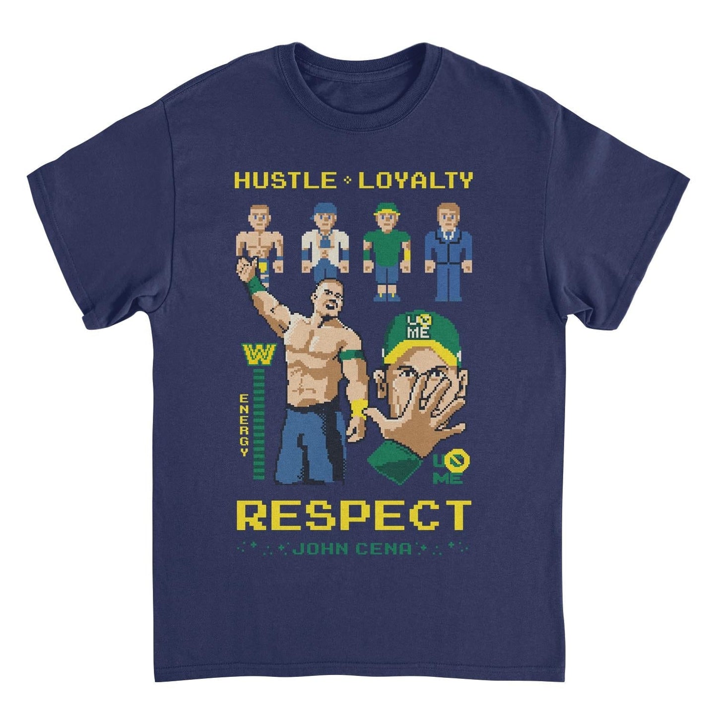WWE Video Game Cena Navy Mens T Shirt