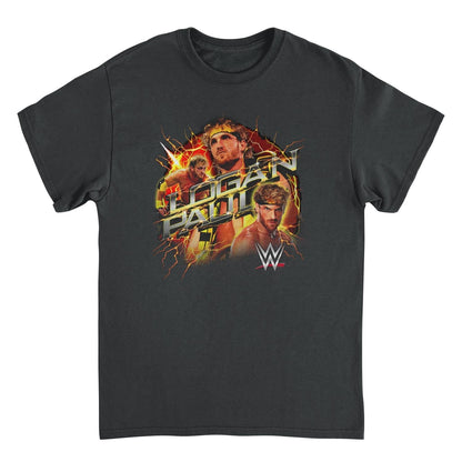 WWE Light it Up Black Mens T Shirt