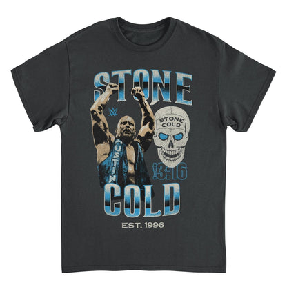 WWE Stone Cold Black Mens T Shirt