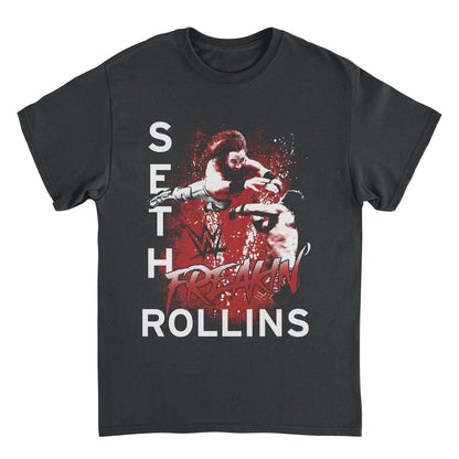 WWE Freakin Rollins Black Mens T Shirt