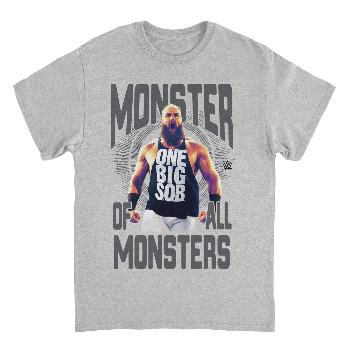 WWE Monster of all Monsters Sport Grey Mens T Shirt