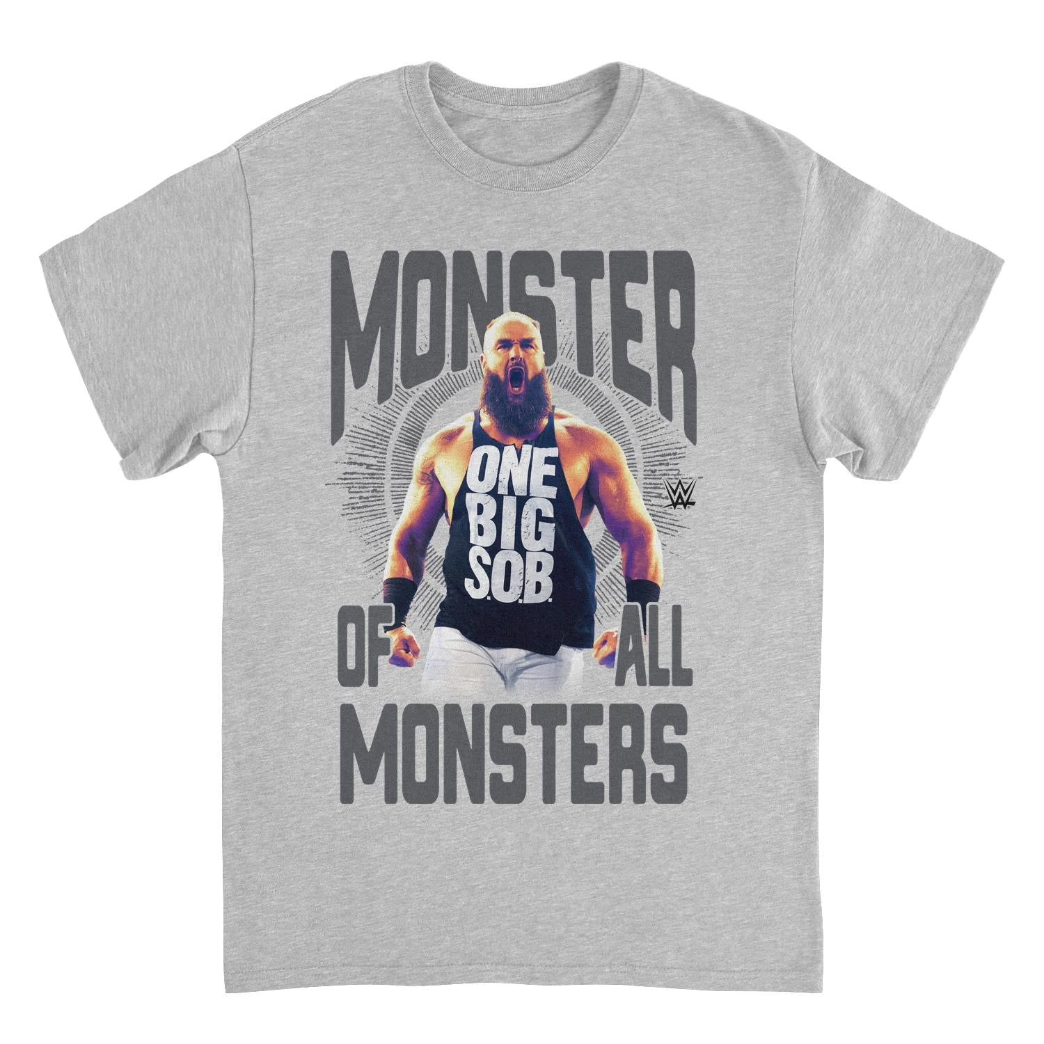 WWE Monster of all Monsters Sport Grey Mens T Shirt