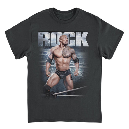 WWE The Rock Black Mens T Shirt