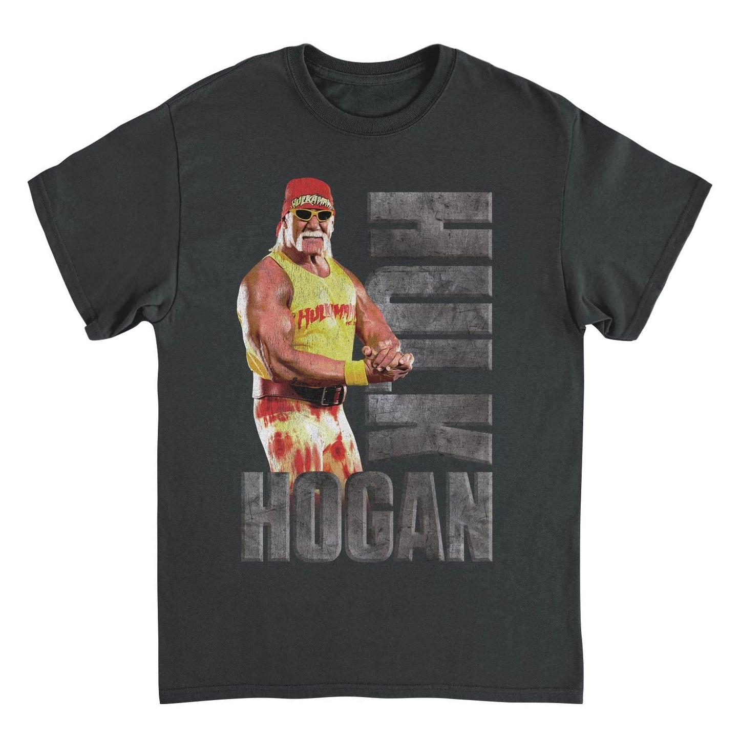 WWE Hulk Rules Black Mens T Shirt