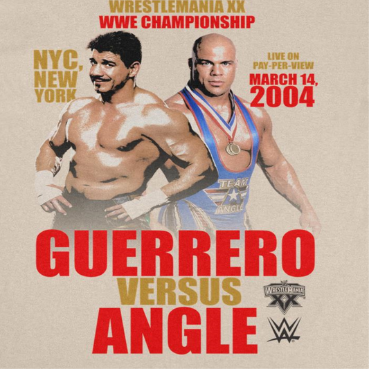WWE Wrestlemania 20 Mens T Shirt Sand