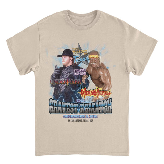 WWE Heavyweight Match Sand Mens T Shirt