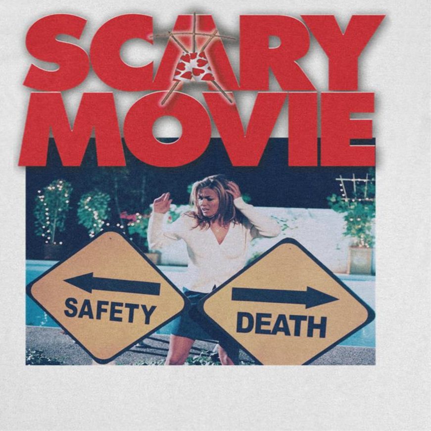 Scary Movie Paths Mens T Shirt White