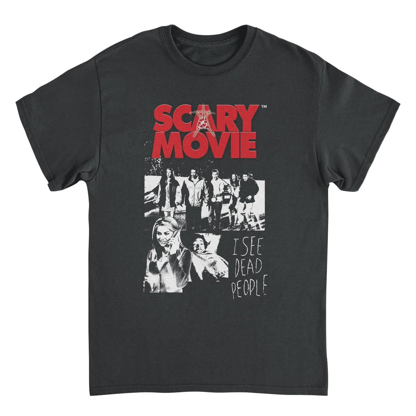 Scary Movie I See Dead People Black Mens T Shirt
