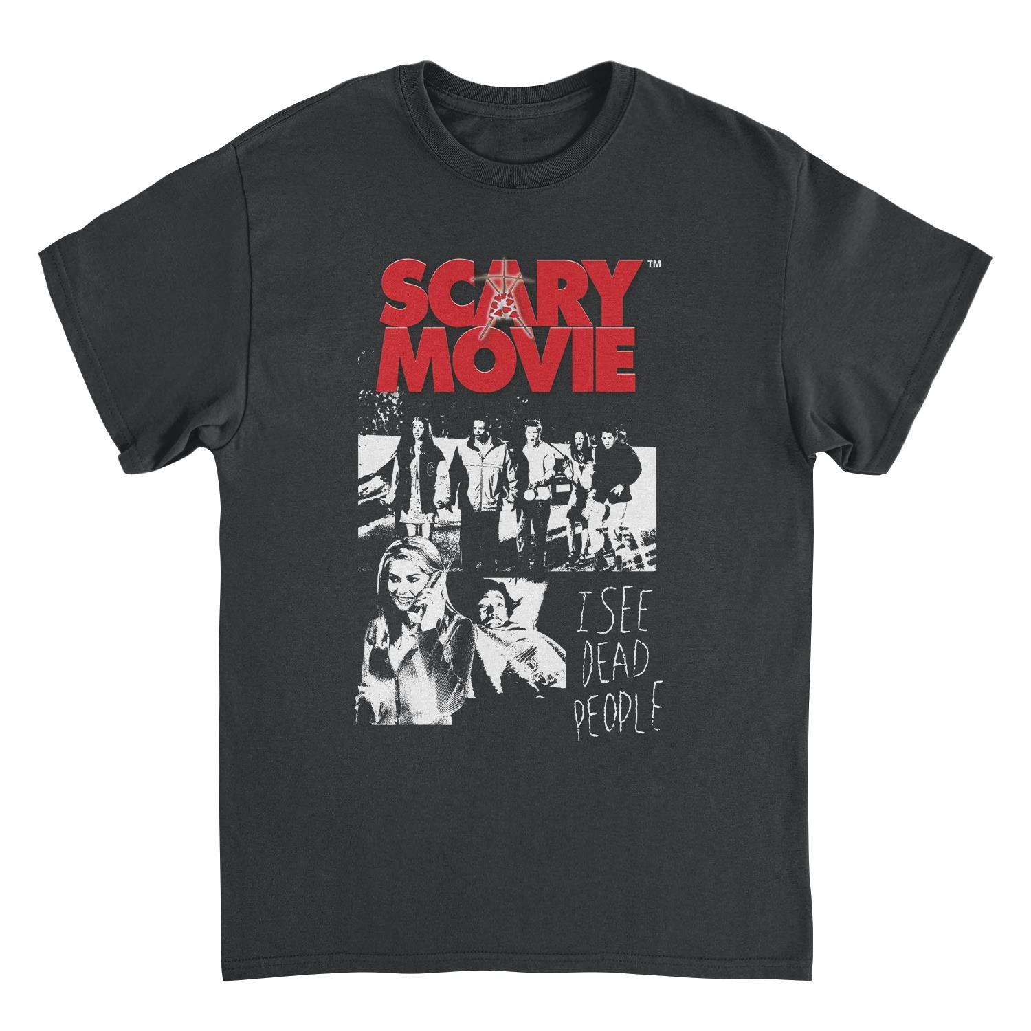Scary Movie I See Dead People Black Mens T Shirt