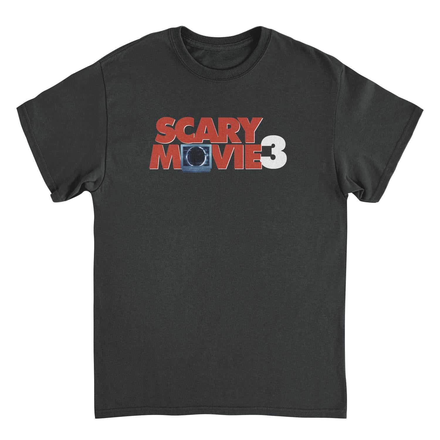Scary Movie 3 Logo Black Mens T Shirt