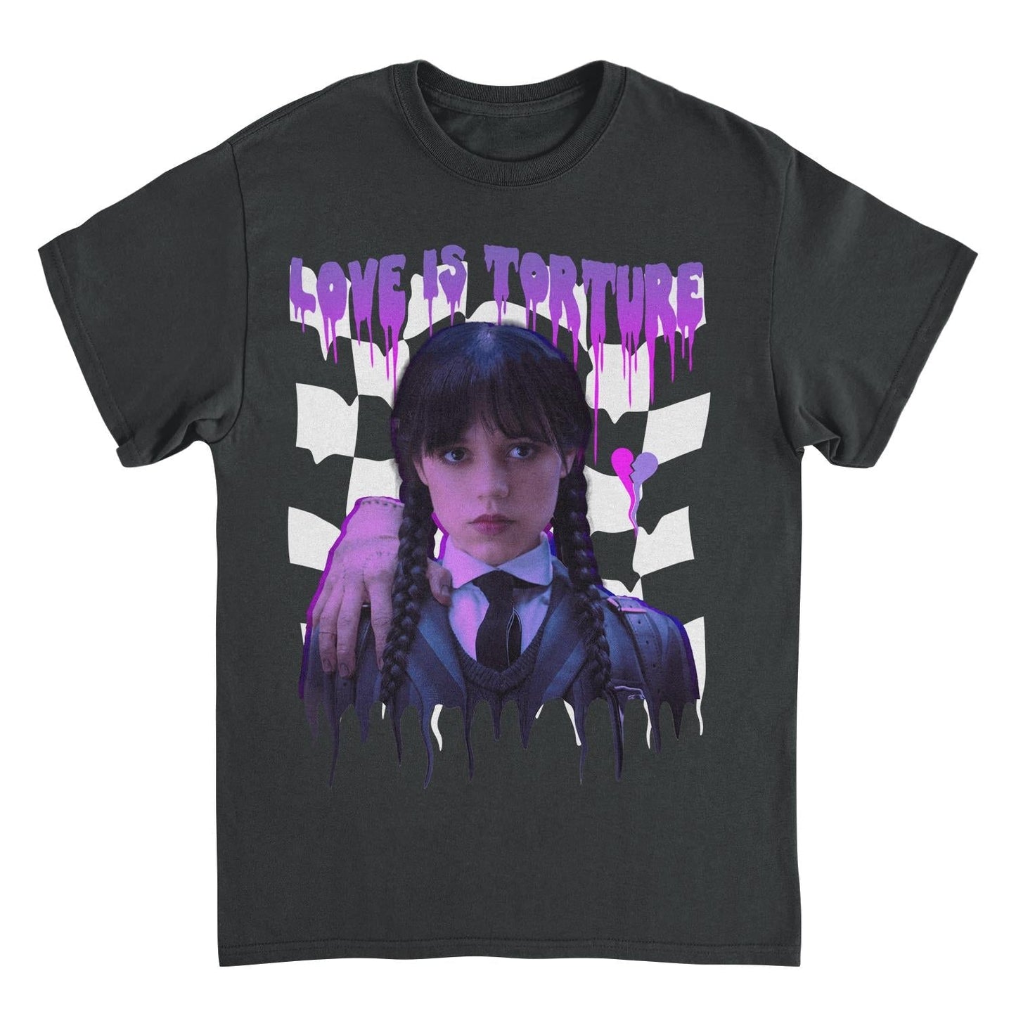 Wednesday Torture Drip Black Mens T Shirt