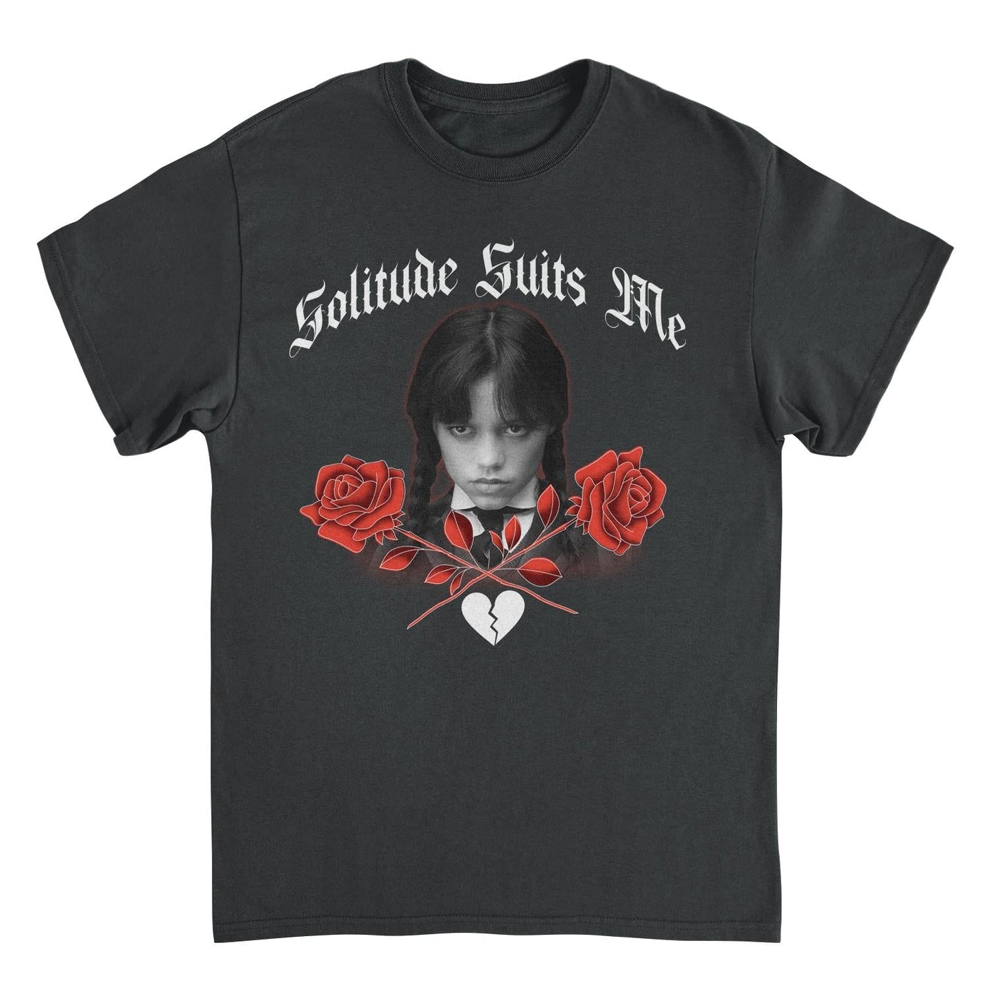Wednesday Solitude Black Mens T Shirt