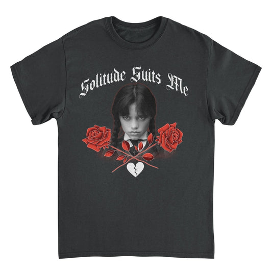 Wednesday Solitude Black Mens T Shirt