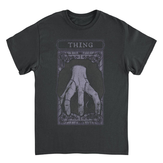 Wednesday Things Card Black Mens T Shirt