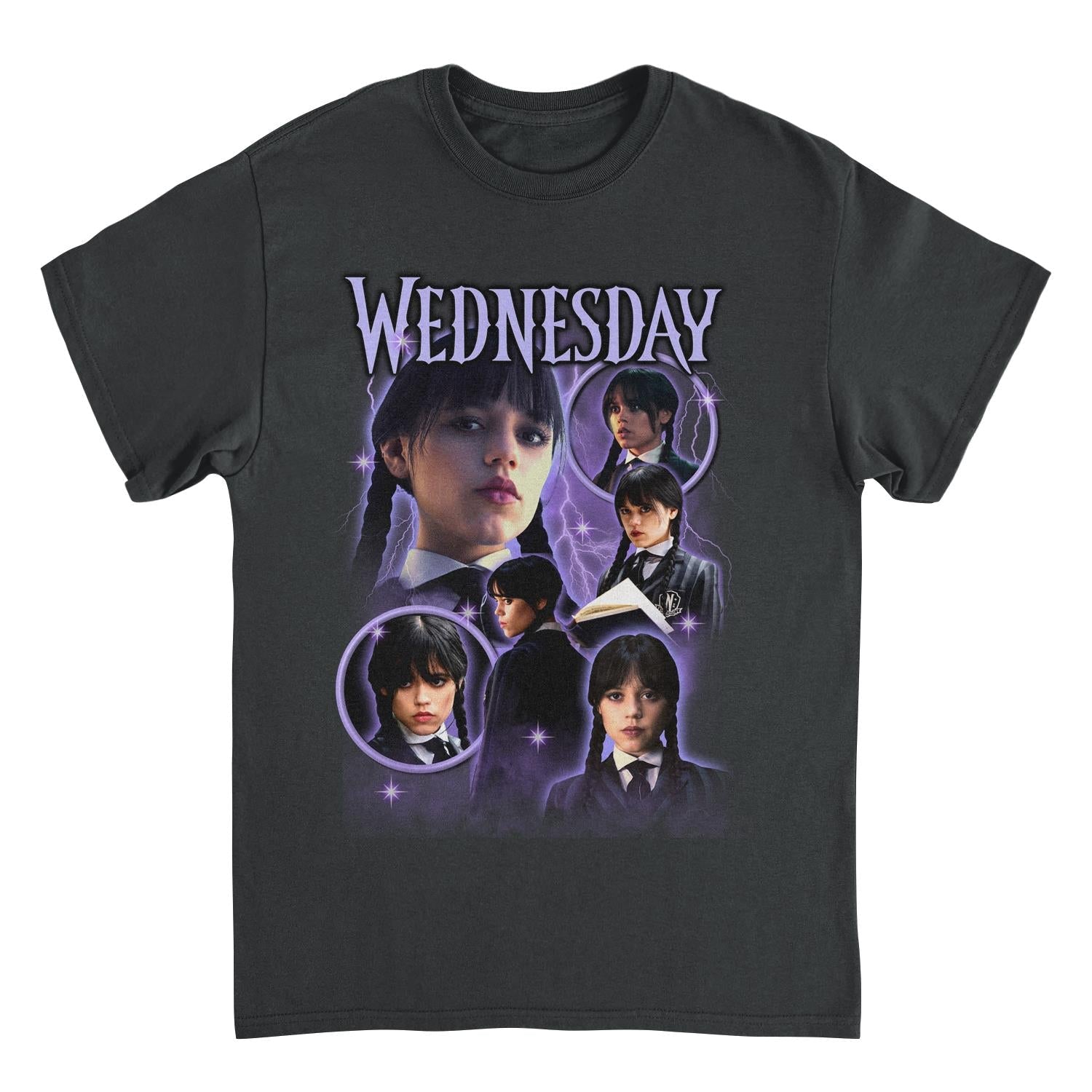 Wednesday Bootleg Black Mens T Shirt