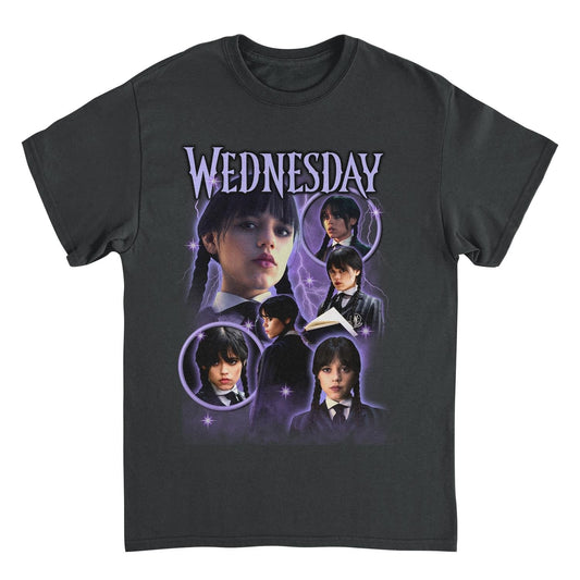 Wednesday Bootleg Black Mens T Shirt