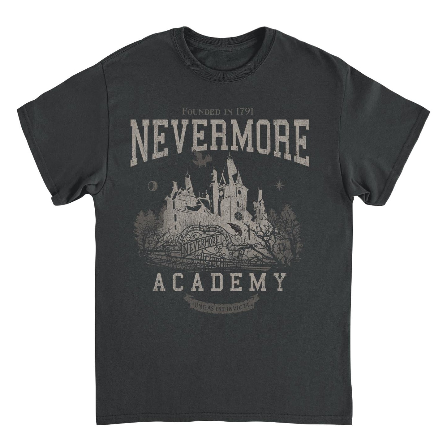 Wednesday Nevermore Pride Black Mens T Shirt