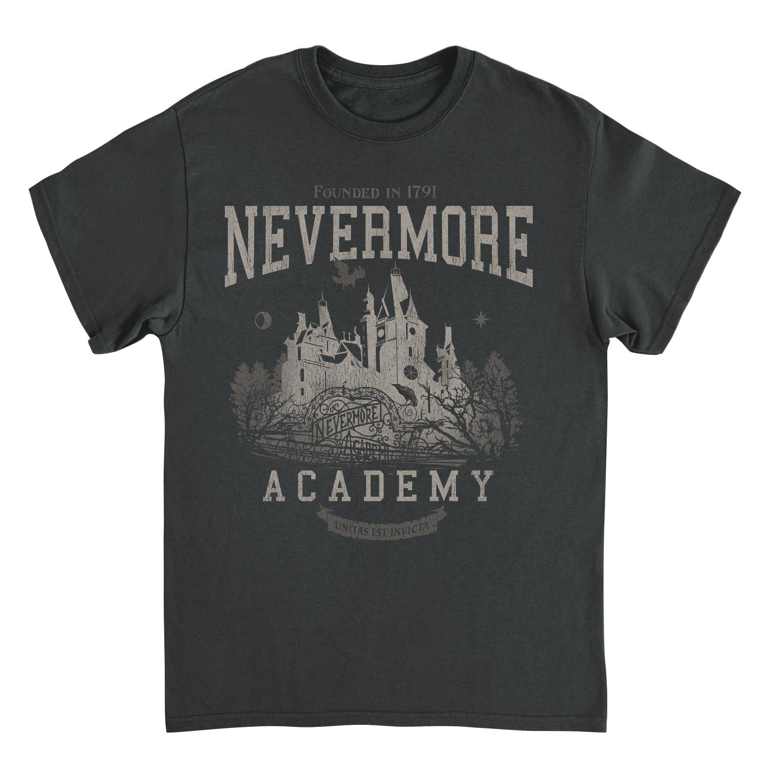 Wednesday Nevermore Pride Black Mens T Shirt