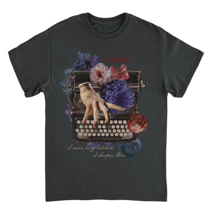 Wednesday Ghost Writer Black Mens T Shirt