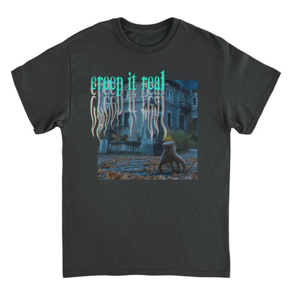 Wednesday Creep It Real Black Mens T Shirt