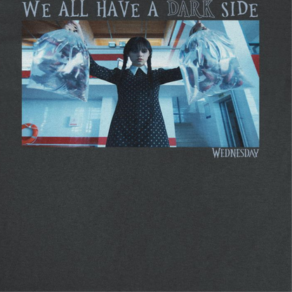 Wednesday Dark Side Mens T Shirt Black