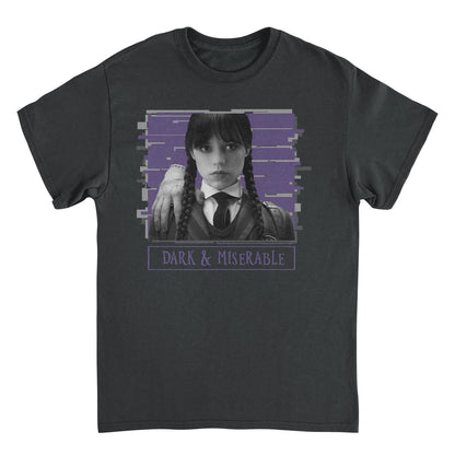 Wednesday Dead Inside Black Mens T Shirt