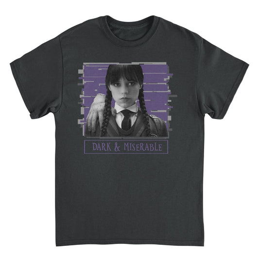 Wednesday Dead Inside Black Mens T Shirt