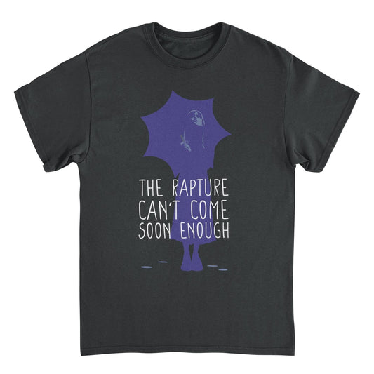 Wednesday Rapture Umbrella Black Mens T Shirt