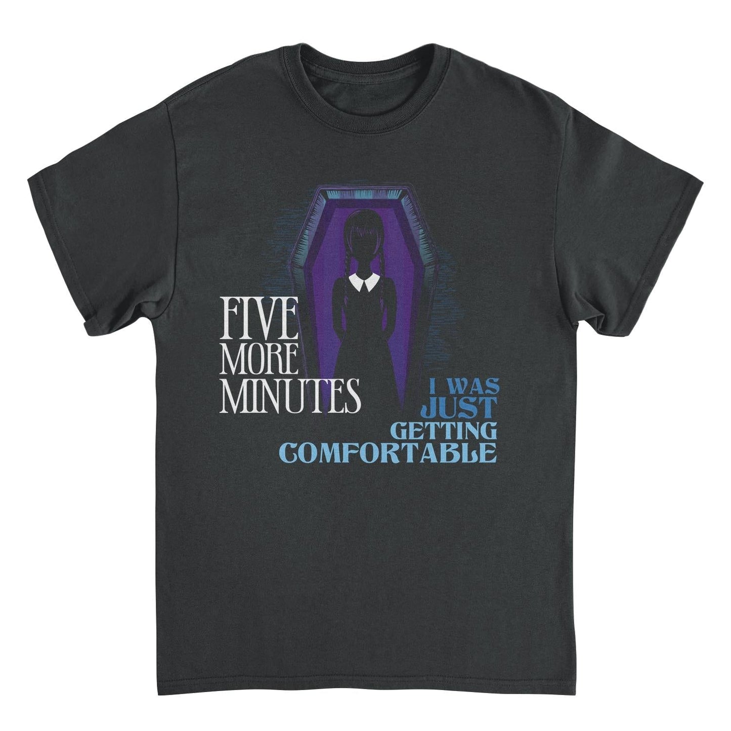 Wednesday Getting Comfortable Black Mens T Shirt