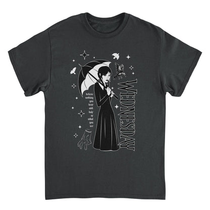 Wednesday Wed Collage Black Mens T Shirt