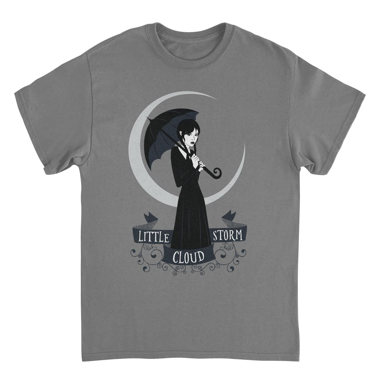 Wednesday Little Storm Cloud Charcoal Mens T Shirt