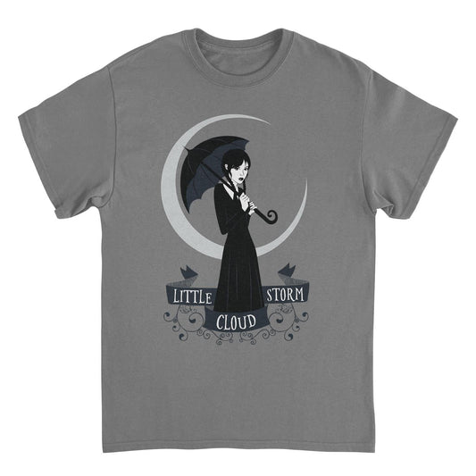Wednesday Little Storm Cloud Charcoal Mens T Shirt