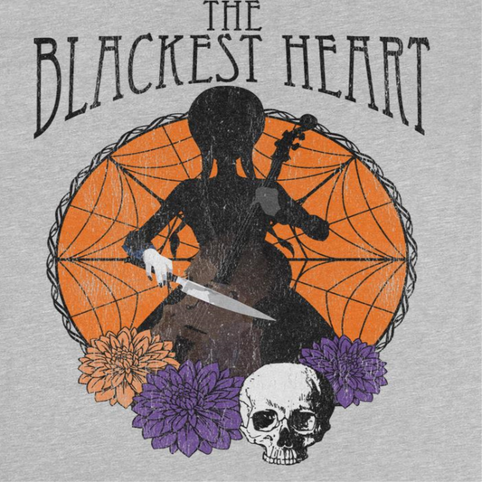 Wednesday Cello and Knife Mens T Shirt Sport Grey