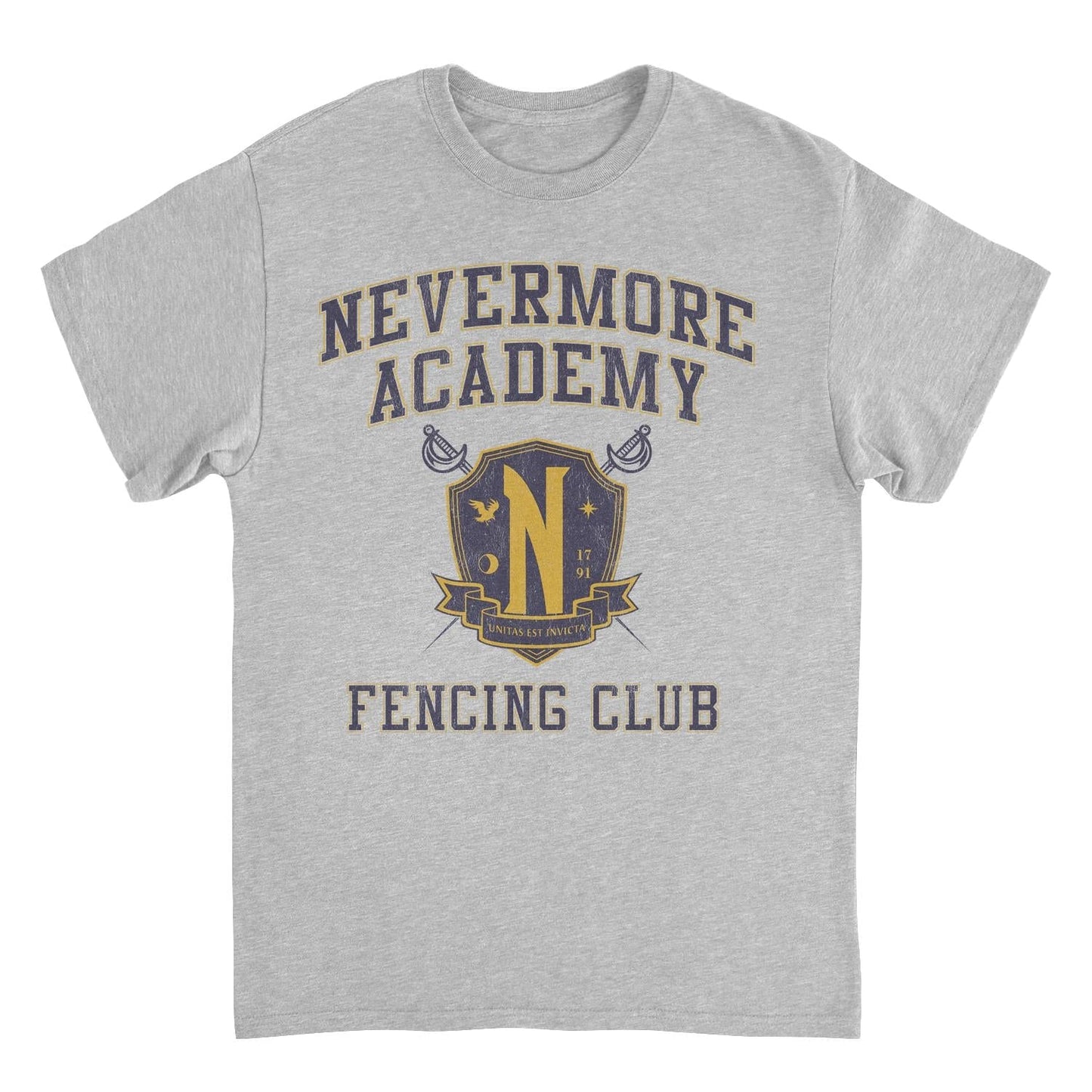 Wednesday Fencing 5 Sport Grey Mens T Shirt