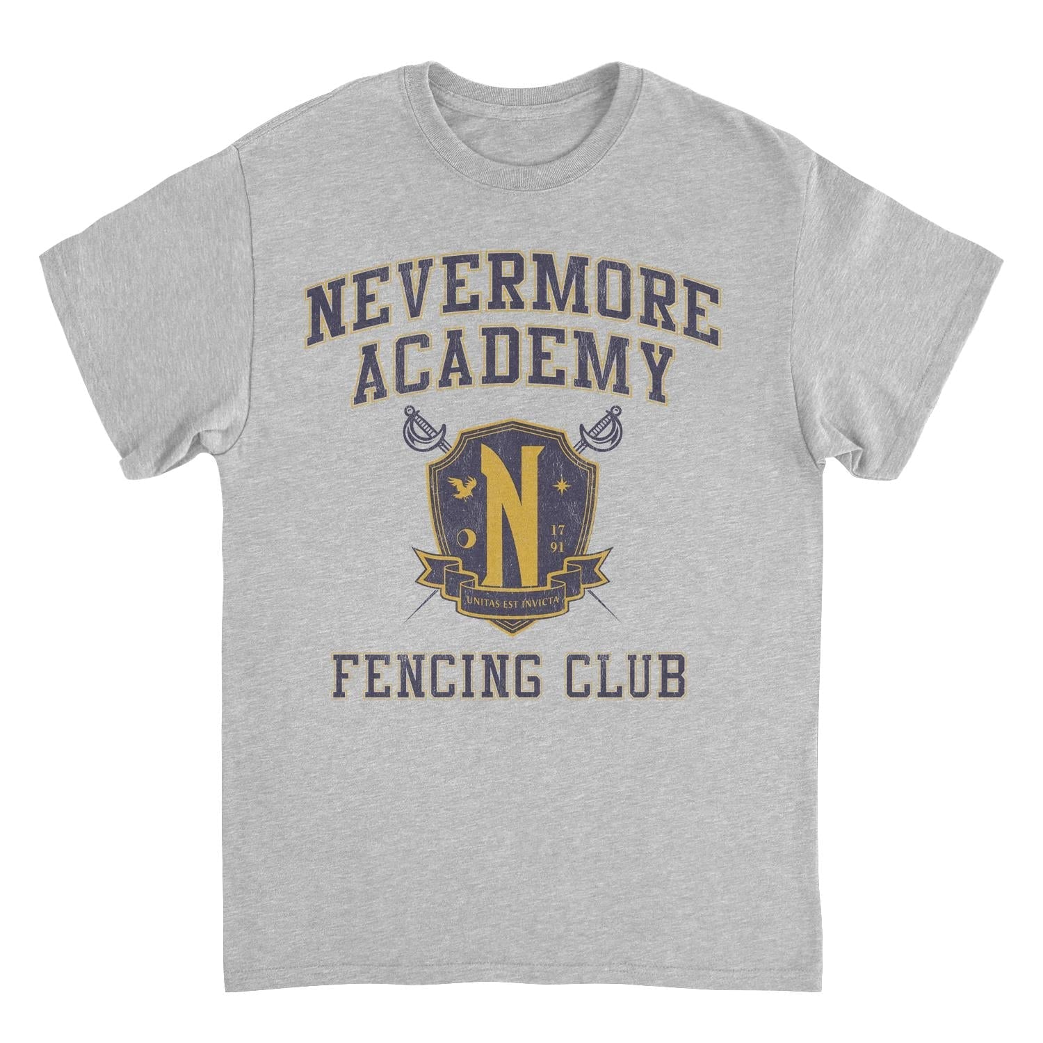 Wednesday Fencing 5 Sport Grey Mens T Shirt