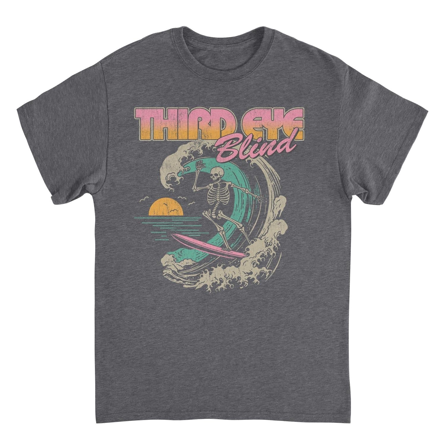 Third Eye Blind Surf Skeleton Mens T Shirt