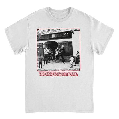 Creedence Clearwater Revival CCR Market Band Photo White Mens T Shirt
