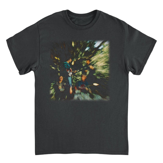 Creedence Clearwater Revival Zoom Blur Band Black Mens T Shirt