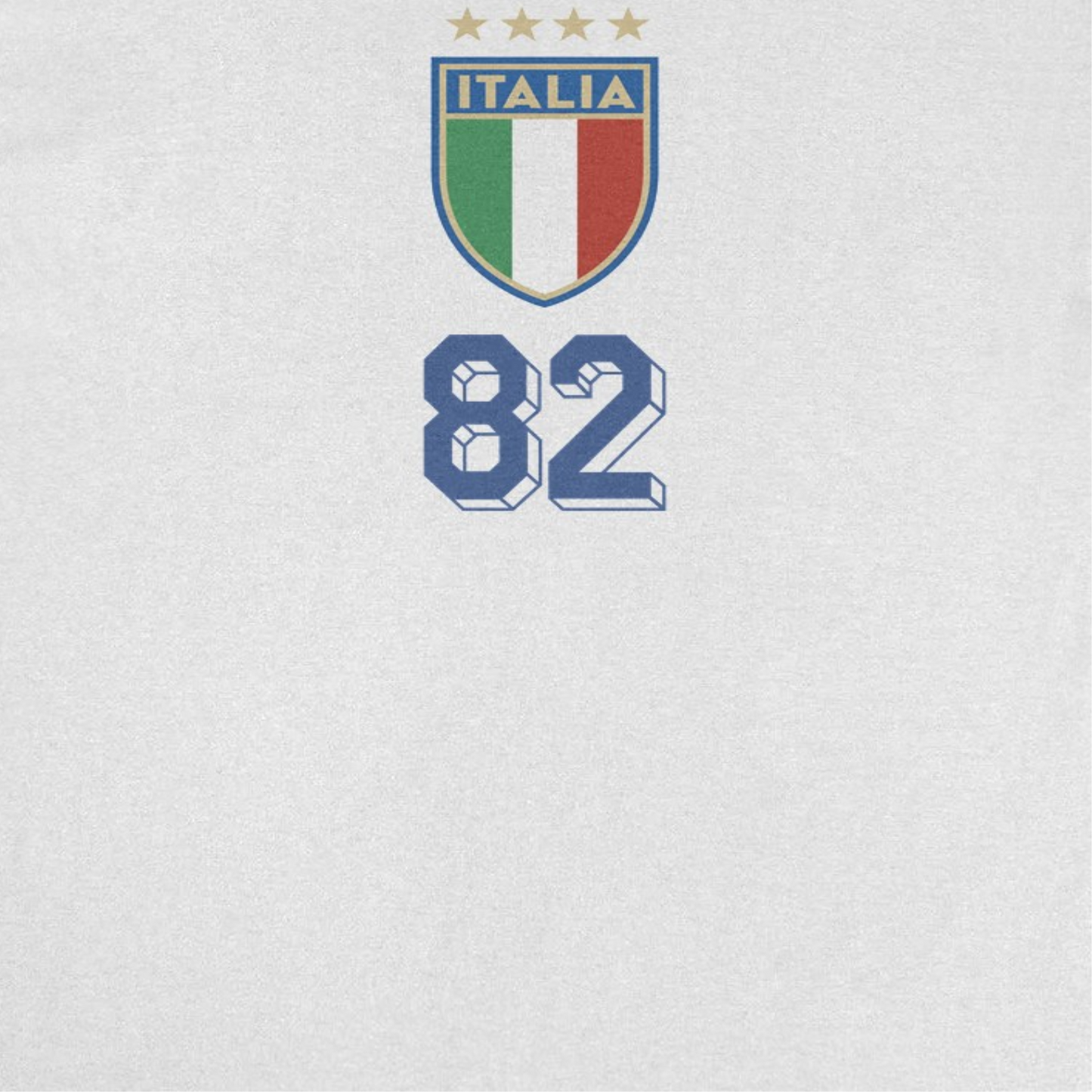 Toffs Retro Soccer Futbol Italia Logo Mens T Shirt White