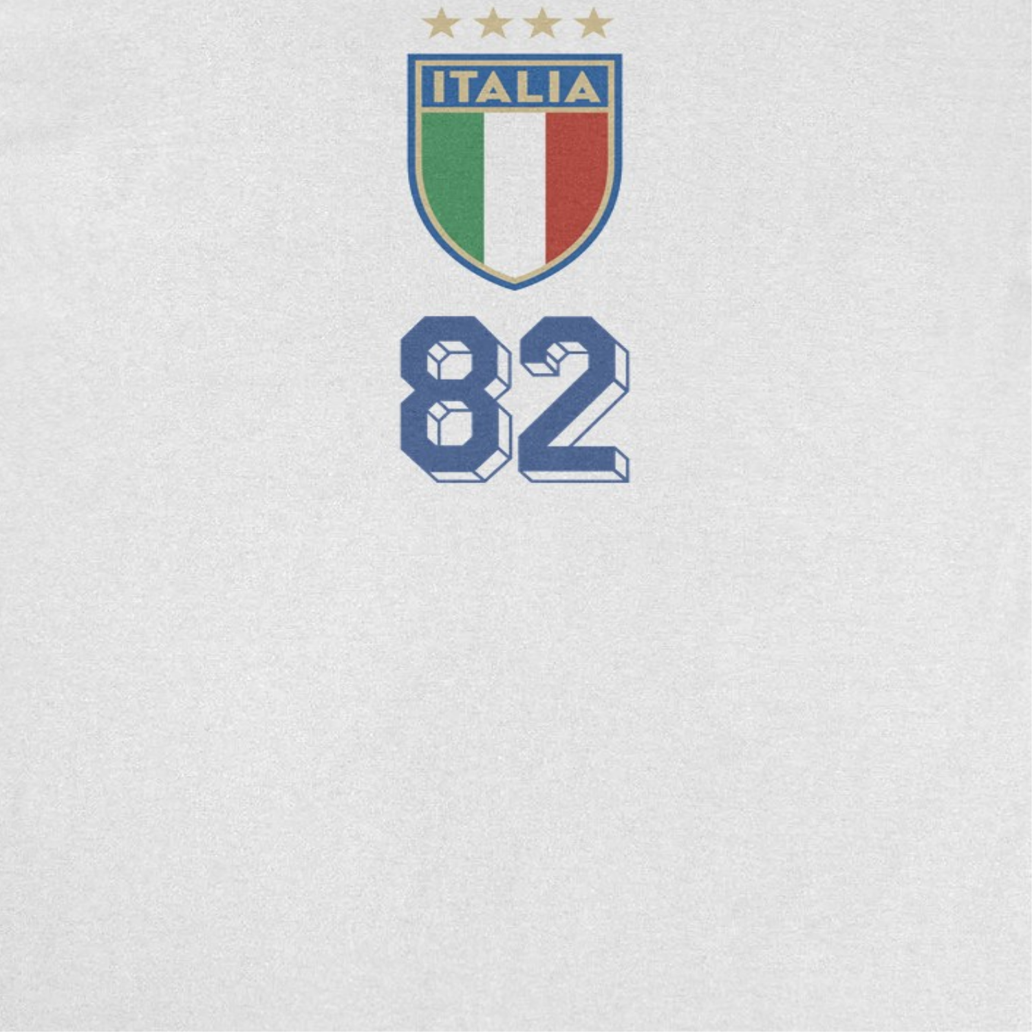 Toffs Retro Soccer Futbol Italia Logo Mens T Shirt White