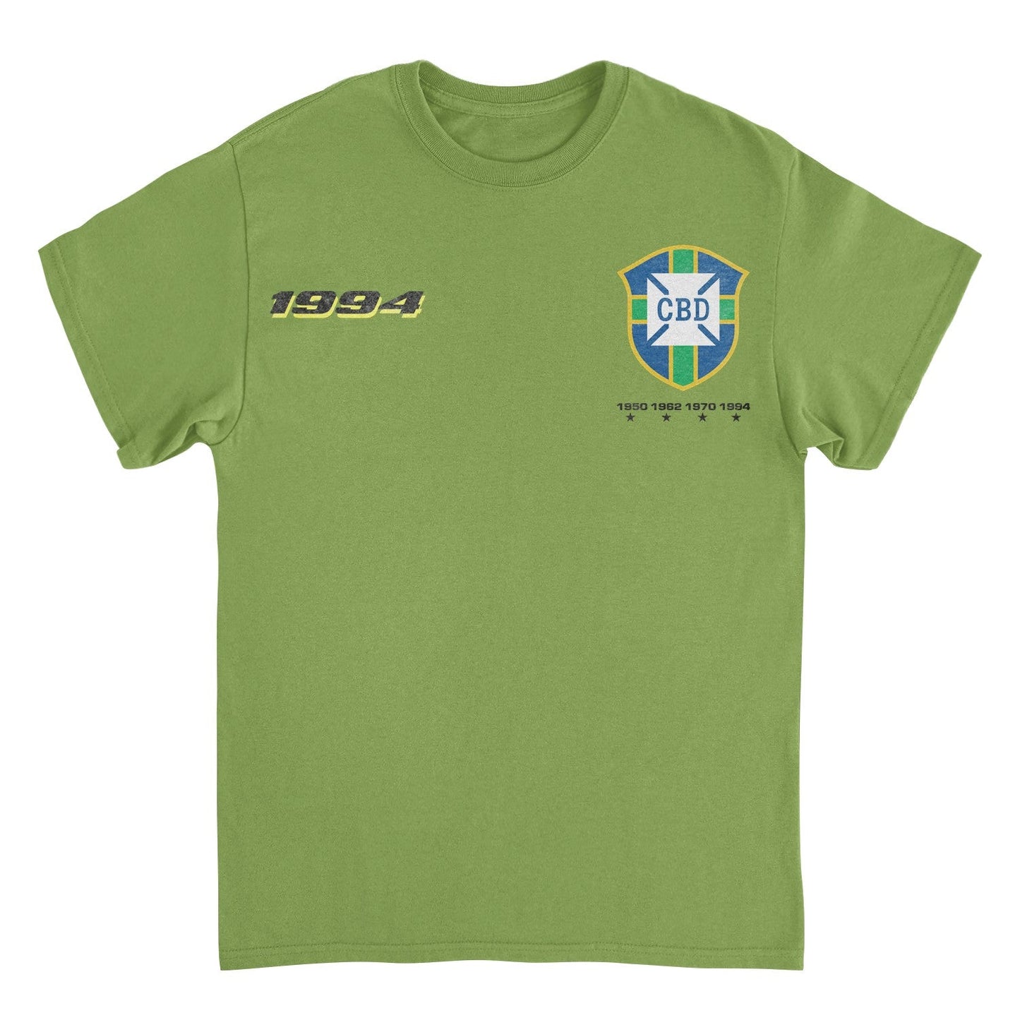 Toffs Retro Soccer Futbol CBD Toffs Mens T Shirt Kiwi Green